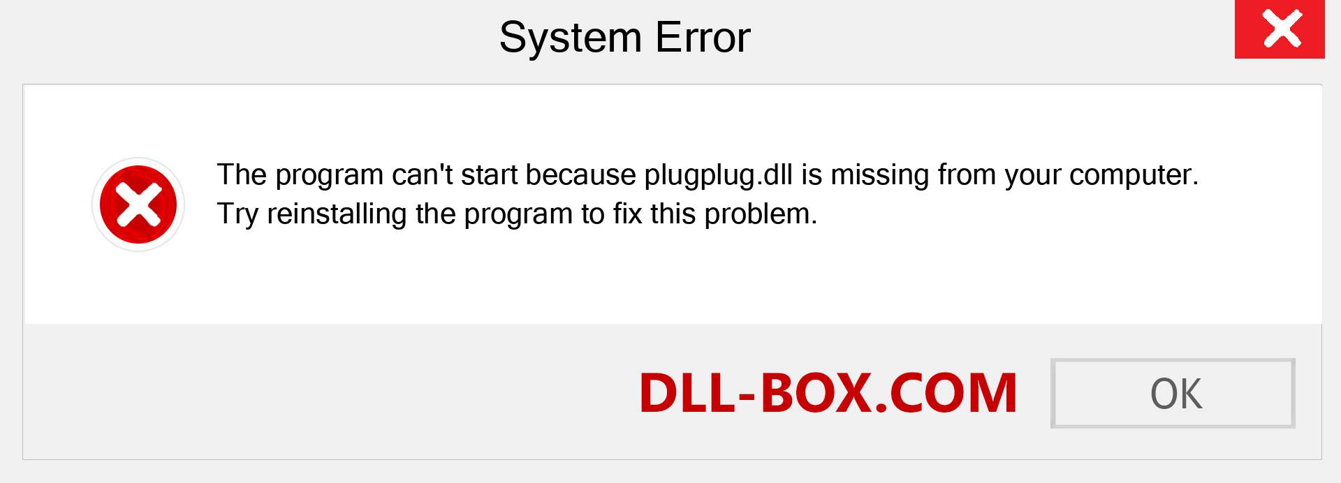  plugplug.dll file is missing?. Download for Windows 7, 8, 10 - Fix  plugplug dll Missing Error on Windows, photos, images